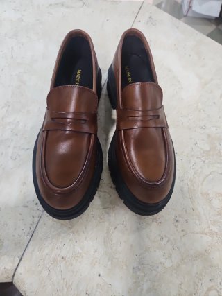 Mocassini donna marrone Made in Italy