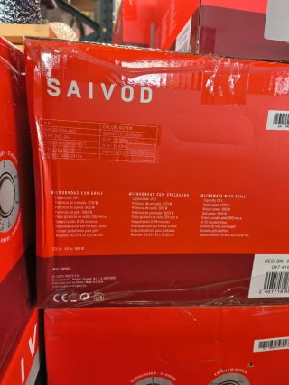 Microondas con Grill Saivod 20L