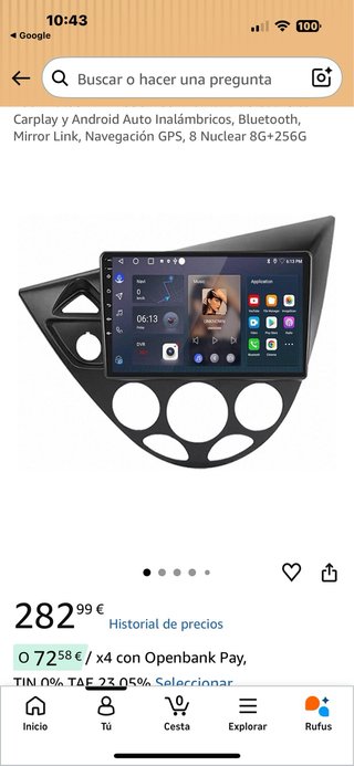 Radio Coche para Ford Focus MK1 (1998-2004)
