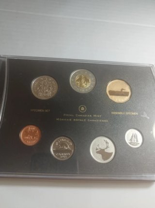 Canadá 2012 Lobo 2$ Set Monedas Edición Especial