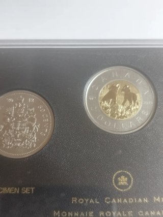 Canadá 2012 Lobo 2$ Set Monedas Edición Especial