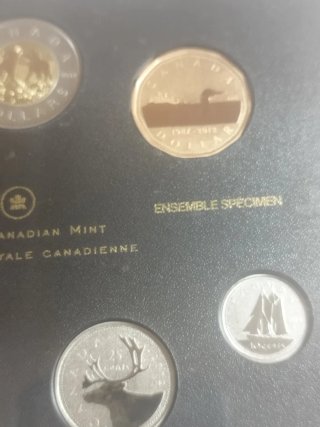 Canadá 2012 Lobo 2$ Set Monedas Edición Especial
