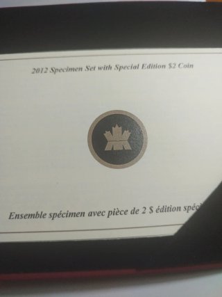 Canadá 2012 Lobo 2$ Set Monedas Edición Especial