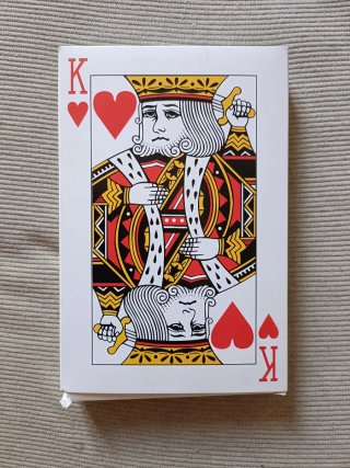 Set di carte da gioco grandi Tiger