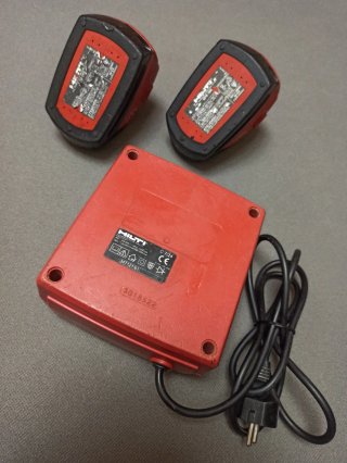 Cargador y 2 Baterías Hilti