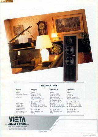 Altavoces Vieta Lancer II
