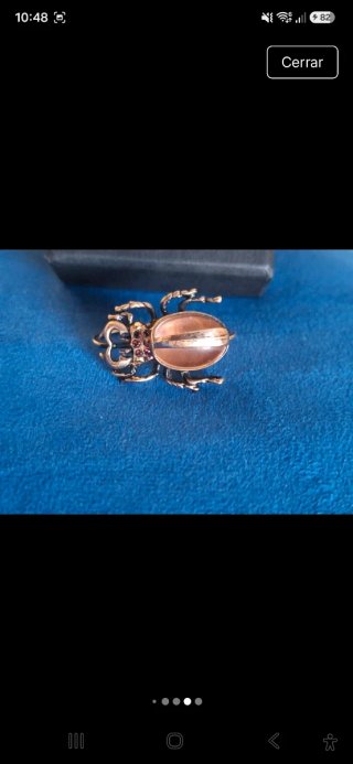 Anillo doble Escarabajo Edición limitada.Suma Cruz