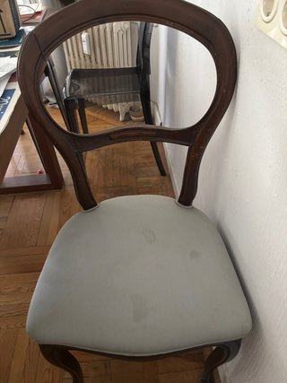 4 Sillas de Comedor Madera para Restaurar