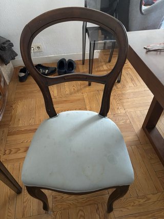4 Sillas de Comedor Madera para Restaurar