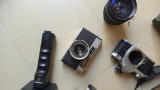 Conjunto Cámaras Analógicas Nikon, Olympus, Yashic