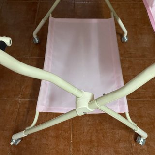 Cambiador bebé plegable ruedas organizador rosa