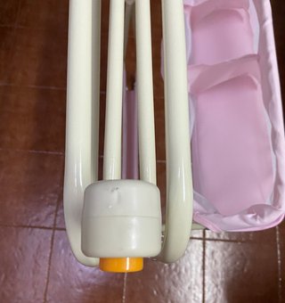 Cambiador bebé plegable ruedas organizador rosa