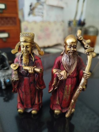 Estatuillas chinas, okimonos