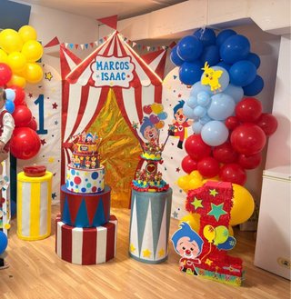 Decoración Carpa de Circo Plim Plim