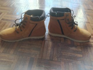 Botas Timberland Beige y Marrón