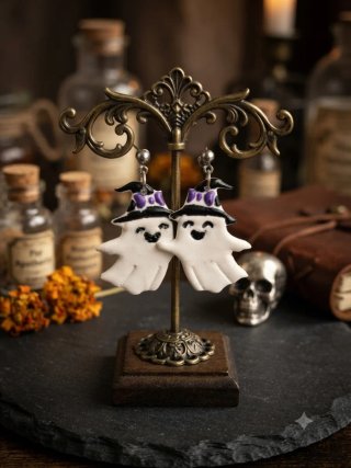 Pendientes de Fantasmas para Halloween