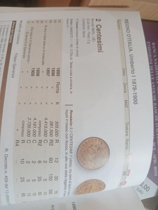 Moneta Regno Italia 2 Centesimi 1900