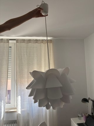Lámpara de techo Ikea blanca