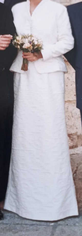 Vestido de Novia con Chaqueta 2 piezas