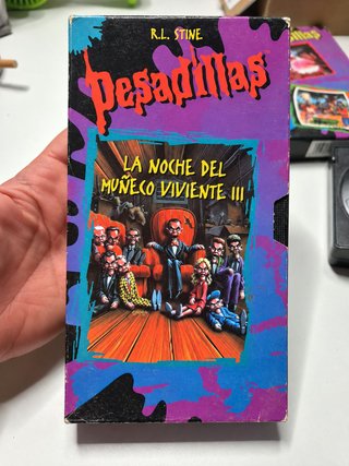 Lote 5 VHS Pesadillas (Goosebumps) R.L. Stine
