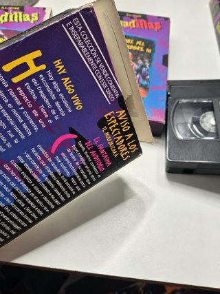 Lote 5 VHS Pesadillas (Goosebumps) R.L. Stine