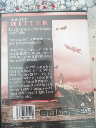 DVD Adolf Hitler La Historia Jamás Contada
