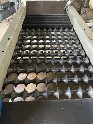 Calibrador industrial de frutas