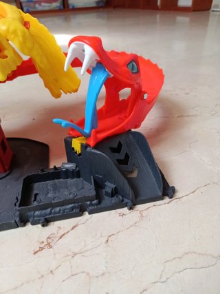 Pista Hot Wheels City Pizza Slam.Cobra attack