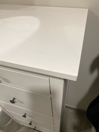 Cajonera Ikea Hemnes 5 cajones blanca