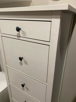 Cajonera Ikea Hemnes 5 cajones blanca