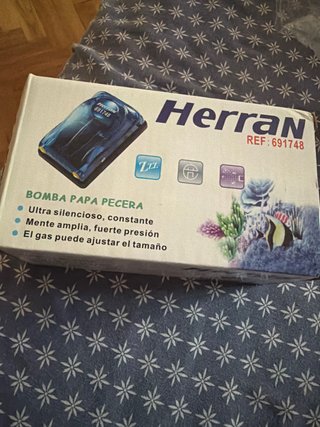 Bomba de aire Herran para acuario
