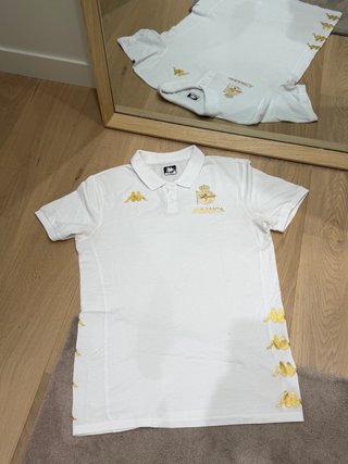 Polo DEPOR La Coruña Kappa Blanco