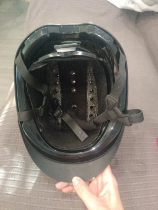 Casco de Equitación Fouganza Negro