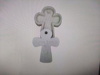 Molde Silicone - Cruz o Meu Batismo