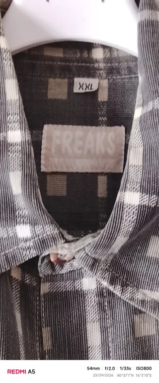 Camicia Uomo autunnale cotone