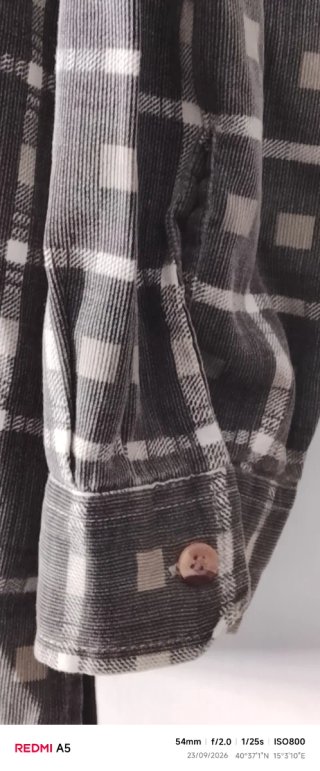 Camicia Uomo autunnale cotone