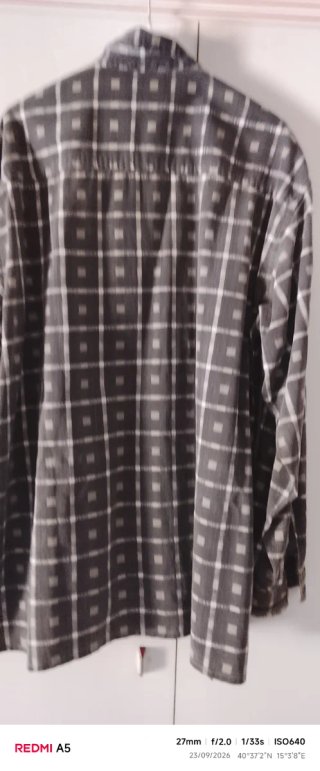 Camicia Uomo autunnale cotone