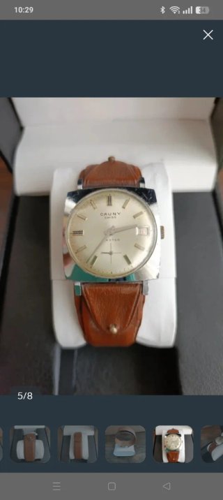 Reloj Cauny Master Vintage Años 60