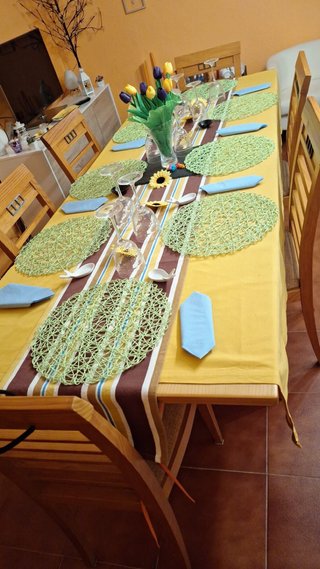 Mesa de Comedor con 6 Sillas