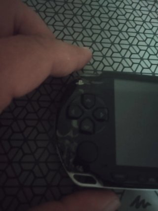 Console Sony PSP nera con custodia e giochi