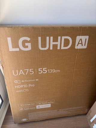 TV LG UHD AI 55 139cm UA75