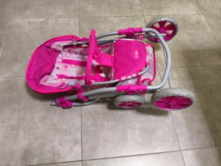 Carrito de Muñecos Rosa