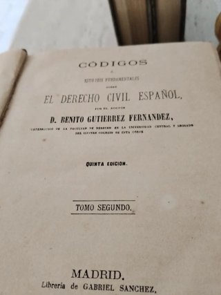 Estudios Fundamentales sobre  DerechoCivil Español
