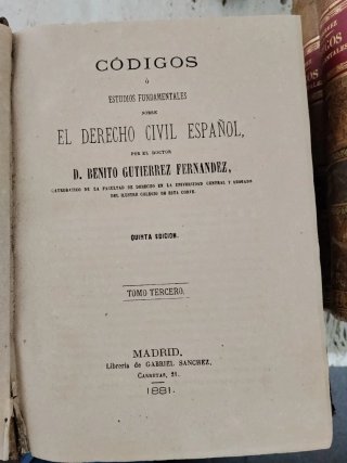 Estudios Fundamentales sobre  DerechoCivil Español