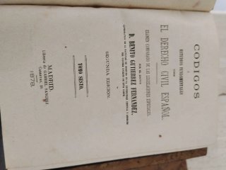 Estudios Fundamentales sobre  DerechoCivil Español