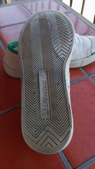 Zapatillas Dunlop Flash Blancas y Verdes