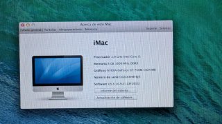 Ordenador Apple iMac Plata 21,5 pulgadas