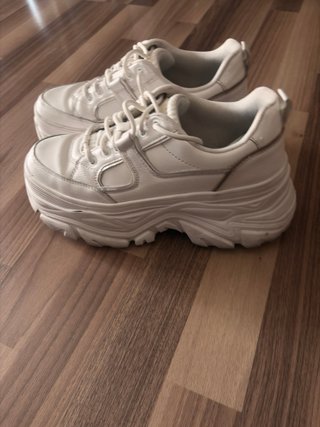 Bambas con Plataforma Blancas