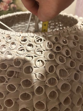 Lámpara de techo textura como coral marino blanco