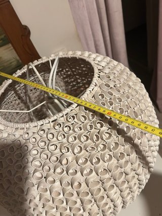 Lámpara de techo textura como coral marino blanco